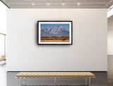 2094 - Horse On The Tetons -Photo By Brian Rueb-Modern Metal Fine Art Photography Print